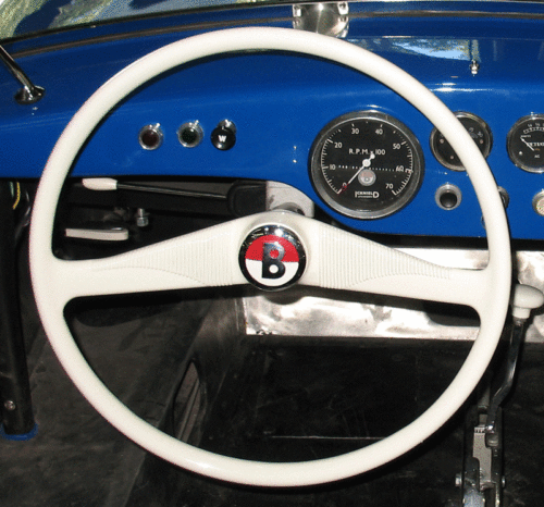 Steering Wheel Berkeley Badge