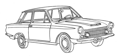 English Ford Cortina Mk I-II