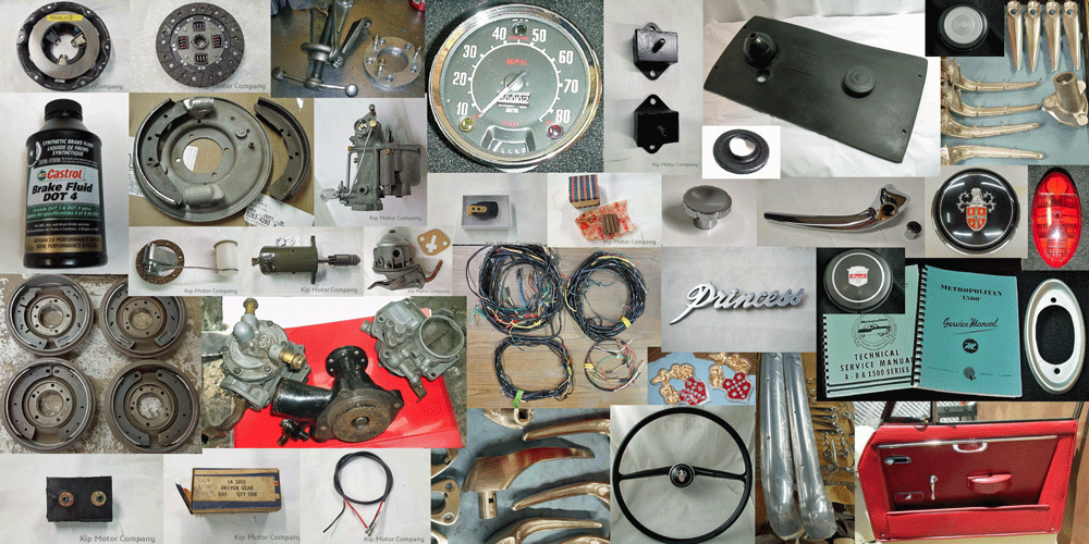 Parts for antique British vehicles