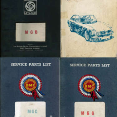 MGB Booksand Manuals
