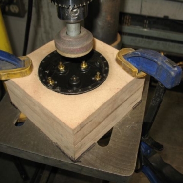 drilling-dist cap2 Distributor Cap - how it's made