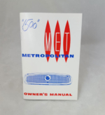 Nash Metropolitan Owners Manual