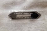 811-1406 Nash Metroplitan Chassis ID Plate