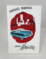 811-MOM Early Nash Metropolitan Owner Manual