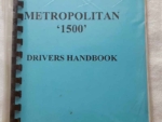 HB-123 Nash Metropolitan 1500 Drivers Handbook