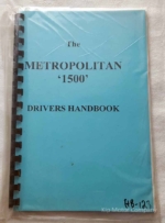 HB-123 Nash Metropolitan 1500 Drivers Handbook