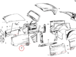 Nash Metropolitan Body Fender Front Left