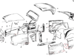 Nash Metropolitan Body Fender Rear