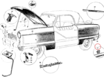 Nash Metropolitan Beading Fender Joint