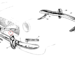 Nash Metropolitan Front Bumper Bracket Right