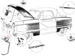 Nash Metropolitan Lock Assembly Lower