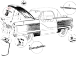 Nash Metropolitan Lock Assembly Upper