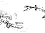 Nash Metropolitan Rear Bumper Bracket Left