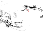 Nash Metropolitan Rear Bumper Right Bracket