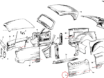Nash Metropolitan Body Repair Section Door Bottom Left or Right
