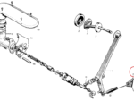 Nash Metropolitan Brake Lever Bracket