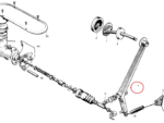 Nash Metropolitan Brake Lever Early