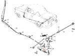 Nash Metropolitan Handbrake Link