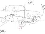 Brake Pipe, Cylinder to Cylinder, Metropolitan Brakes