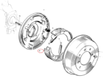 Shoe Set, Front For Metropolitan Brakes