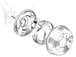 Nash Metropolitan Front Wheel CYlinder Repair Kit EARLY
