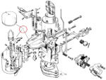 Nash Metropolitan Carburetter Throttle Shaft