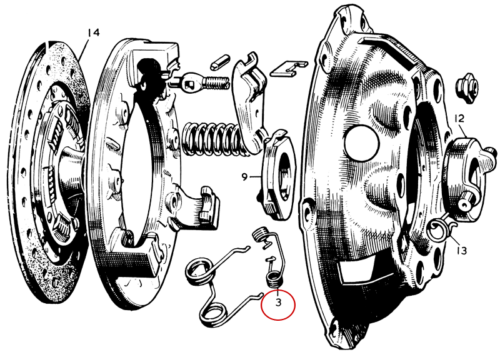 Nash Metropolitan Clutch Retainer