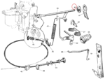 Nash Metropolitan Control Bearing Brass Rubber