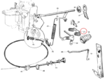 Nash Metropolitan Control Bracket