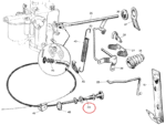 Nash Metropolitan Control Choke Cable Assembly