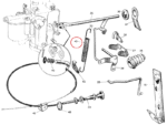 Nash Metropolitan Control Return Spring