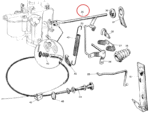 Nash Metropolitan Control Shaft