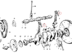 Nash Metropolitan Crankshaft Bolt