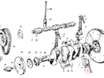Nash Metropolitan Crankshaft Bolt