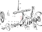 Nash Metropolitan Crankshaft Connecting Rod