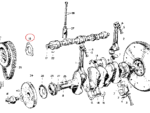 Nash Metropolitan Crankshaft Locating Plate