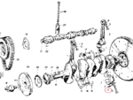Nash Metropolitan Crankshaft Lockplate