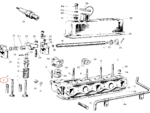 Nash Metropolitan Cylinder Head Guide Exhaust