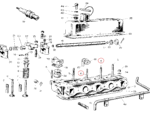 Nash Metropolitan Cylinder Head Stud Short
