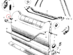 Early Nash Metropolitan Door Handle Gasket