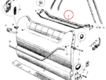 Nash Metropolitan Right Moulding