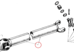 Nash Metropolitan Drive Shaft Assembly