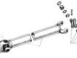 Nash Metropolitan Drive Shaft Assembly