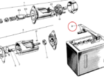 Nash Metropolitan Battery Hold Down Bracket