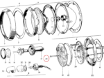 Nash Metropolitan Tail Lamp Screw