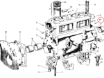 Nash Metropolitan Engine Dowel