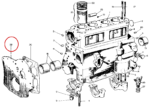 Nash Metropolitan Engine Mounting Plate
