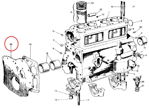Nash Metropolitan Engine Mounting Plate