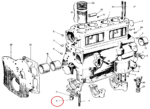 Nash Metropolitan Engine Nut