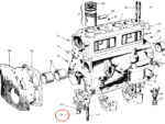 Nash Metropolitan Engine Nut
